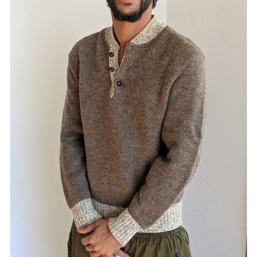 Lands' End Men's Wool Sweater